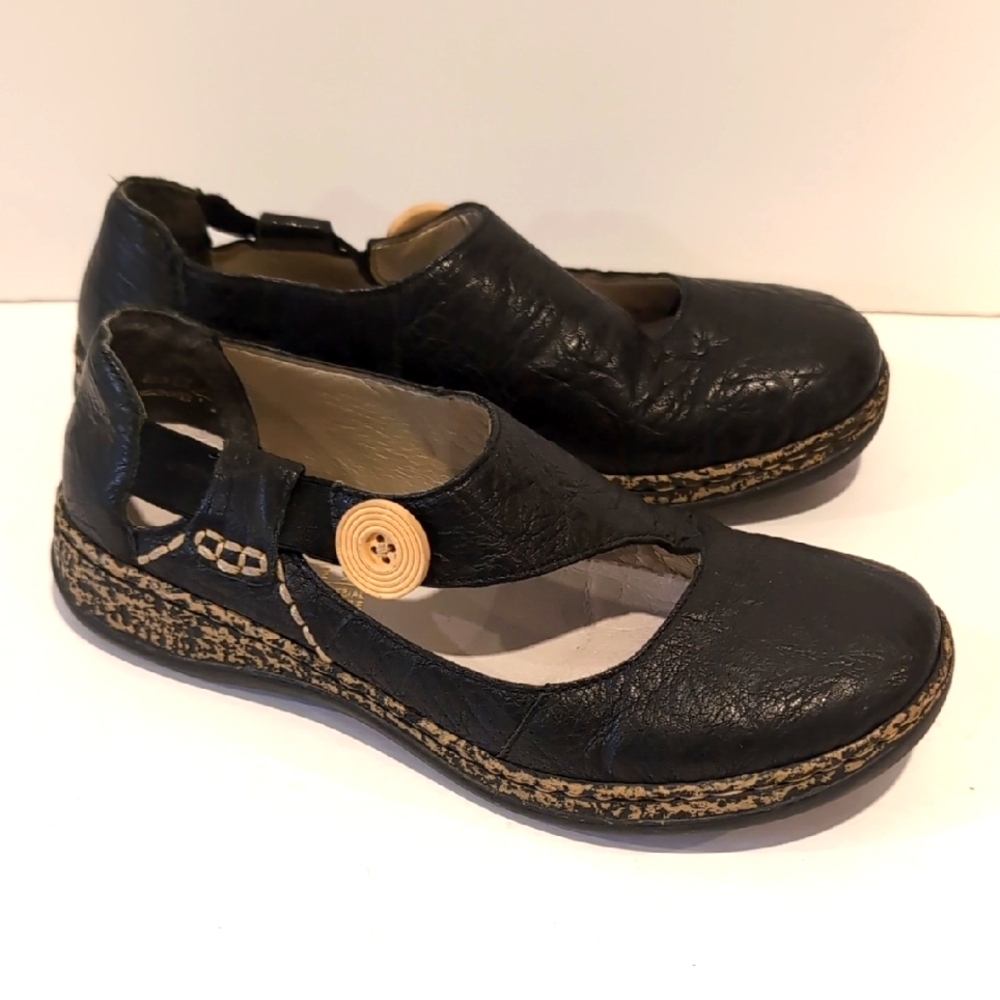 Rieker Black Mary Jane Shoes